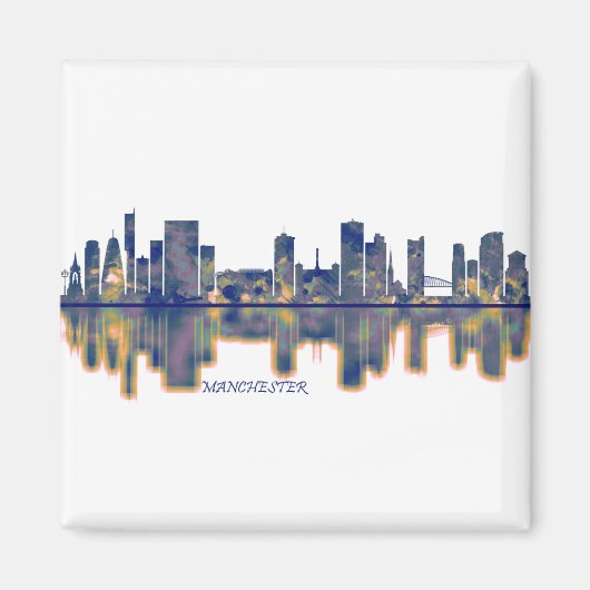 Manchester Skyline Magneet (Voorkant)