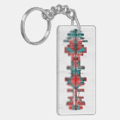 Manchester Skyline Sleutelhanger (Voorkant Links)