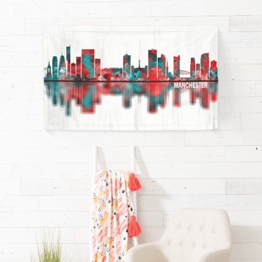 Manchester Skyline Spandoek (Insitu)