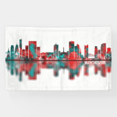 Manchester Skyline Spandoek (Horizontaal)