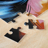 Manchester Speelgoed Terriër Hond Acryl Print Kleu Legpuzzel (Zijkant)