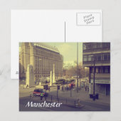 Manchester St Peter's Square Briefkaart (Voorkant / Achterkant)