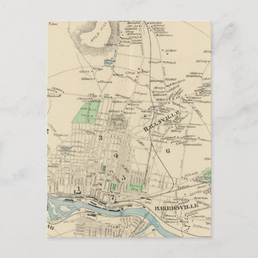 Manchester, stad NH Briefkaart (Voorkant)