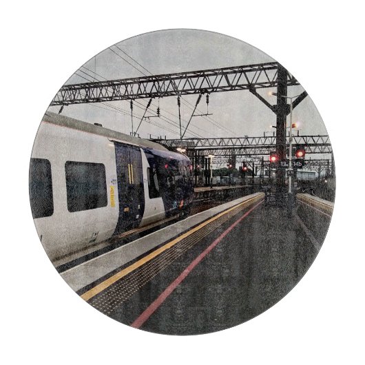 Manchester station, bij nacht snijplank (Voorkant)