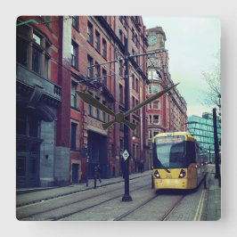 Manchester street vierkante klok