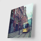 Manchester street vierkante klok (Hoek)