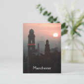 Manchester Sunset Briefkaart (Staand voorkant)