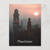 Manchester Sunset Briefkaart (Voorkant)