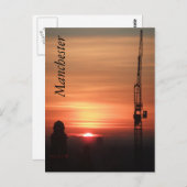 Manchester Sunset Briefkaart (Voorkant / Achterkant)