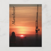 Manchester Sunset Briefkaart (Voorkant)