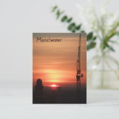 Manchester Sunset Briefkaart (Staand voorkant)