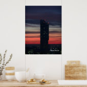 Manchester Sunset Poster (Keuken)