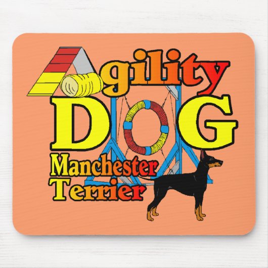 Manchester_Terrier_Agility Muismat (Voorkant)