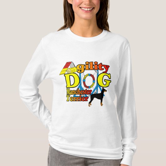 Manchester_Terrier_Agility T-shirt (Voorkant)