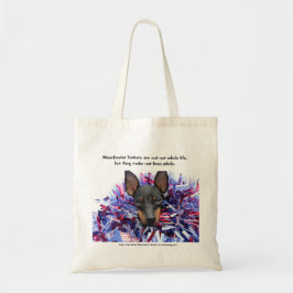 Manchester Terrier Canvas tas