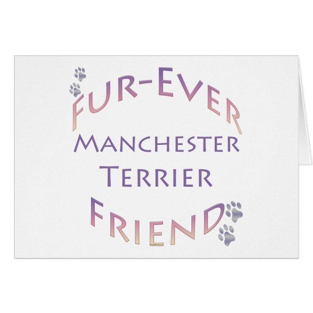 Manchester Terrier Furever (Voorkant Horizontaal)