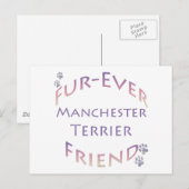 Manchester Terrier Furever Briefkaart (Voorkant / Achterkant)