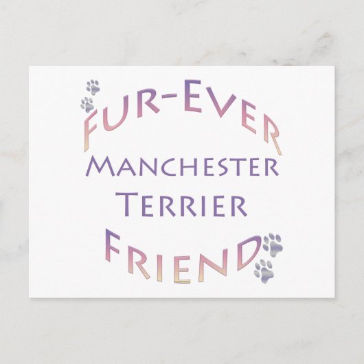 Manchester Terrier Furever Briefkaart (Voorkant)