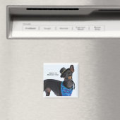 Manchester Terrier Happiness Magnet (Insitu (Vaatwasser))
