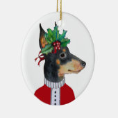 Manchester Terrier Holiday Ornament (Rechts)