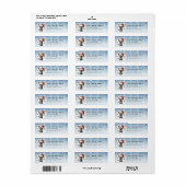Manchester Terrier-hond retouradreslabels Etiket (Full Sheet)
