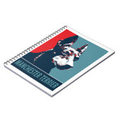 Manchester Terrier Hope Parody Political Poster Notitieboek (Linkerzijde)