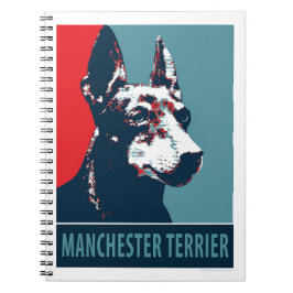 Manchester Terrier Hope Parody Political Poster Notitieboek