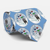 Manchester Terrier-kerstcadeaus Stropdas (Opgerold)