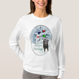 Manchester Terrier-kerstcadeaus T-shirt