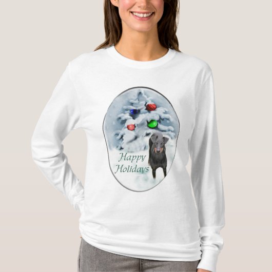 Manchester Terrier-kerstcadeaus T-shirt (Voorkant)