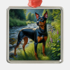 Manchester Terrier Metalen Ornament