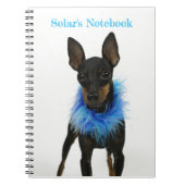 Manchester Terrier Notitieboek Blue (Voorkant)