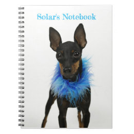 Manchester Terrier Notitieboek Blue