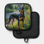 Manchester Terrier Pannenlap (Voorkant / Achterkant)