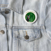 Manchester Terrier Peace Ronde Button 5,7 Cm (In situ)