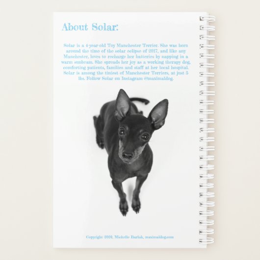 Manchester Terrier Planner (Achterkant)