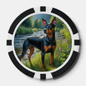 Manchester Terrier Poker Chips (Voorkant)