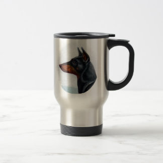 Manchester Terrier Portrait Mok