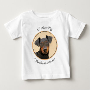 Manchester Terrier schilderij originele dierlijke 