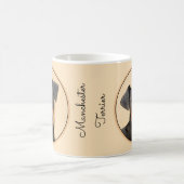 Manchester Terrier schilderij originele dierlijke  Koffiemok (Center)