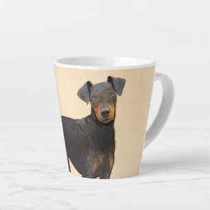 Manchester Terrier schilderij originele dierlijke  Latte Mok