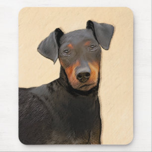 Manchester Terrier schilderij originele dierlijke Muismat