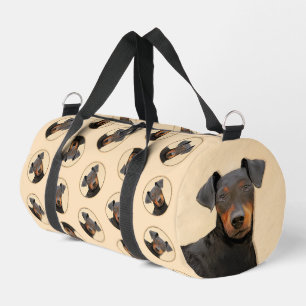 Manchester Terrier schilderij originele dierlijke  Plunjezak
