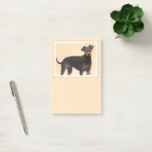 Manchester Terrier schilderij originele dierlijke  Post-it® Notes (Kantoor)
