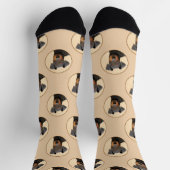 Manchester Terrier schilderij originele dierlijke Sokken (Top)