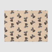 Manchester Terrier schilderij originele dierlijke Tissuepapier (Voorkant)