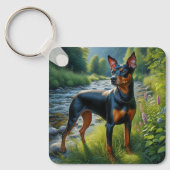Manchester Terrier Sleutelhanger (Voorkant)
