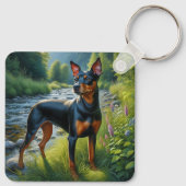 Manchester Terrier Sleutelhanger (Achterkant)