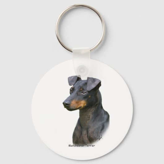 Manchester Terrier Sleutelhanger (Voorkant)