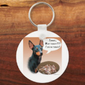 Manchester Terrier Turkije Sleutelhanger (Voorkant)